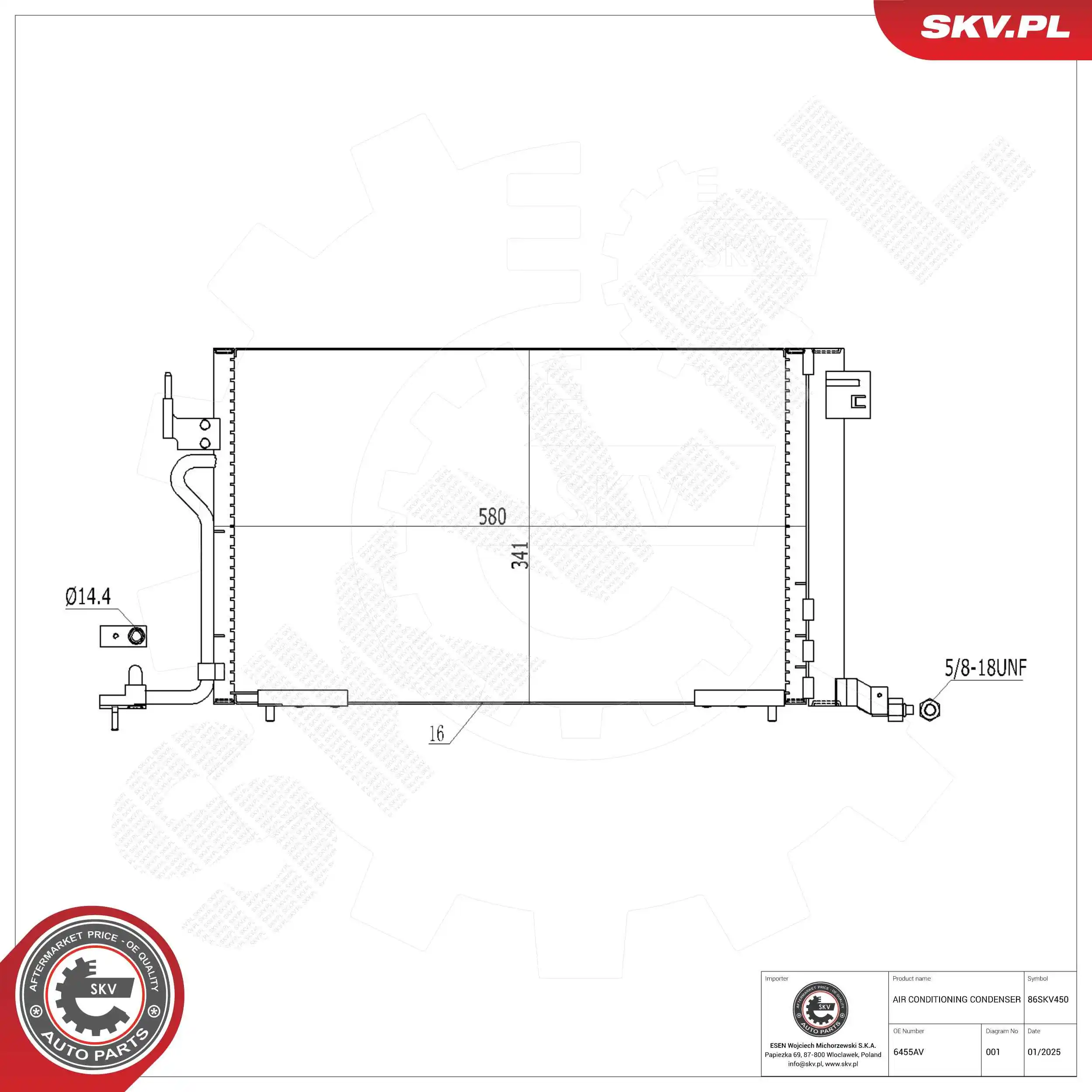 Condenser, air conditioning